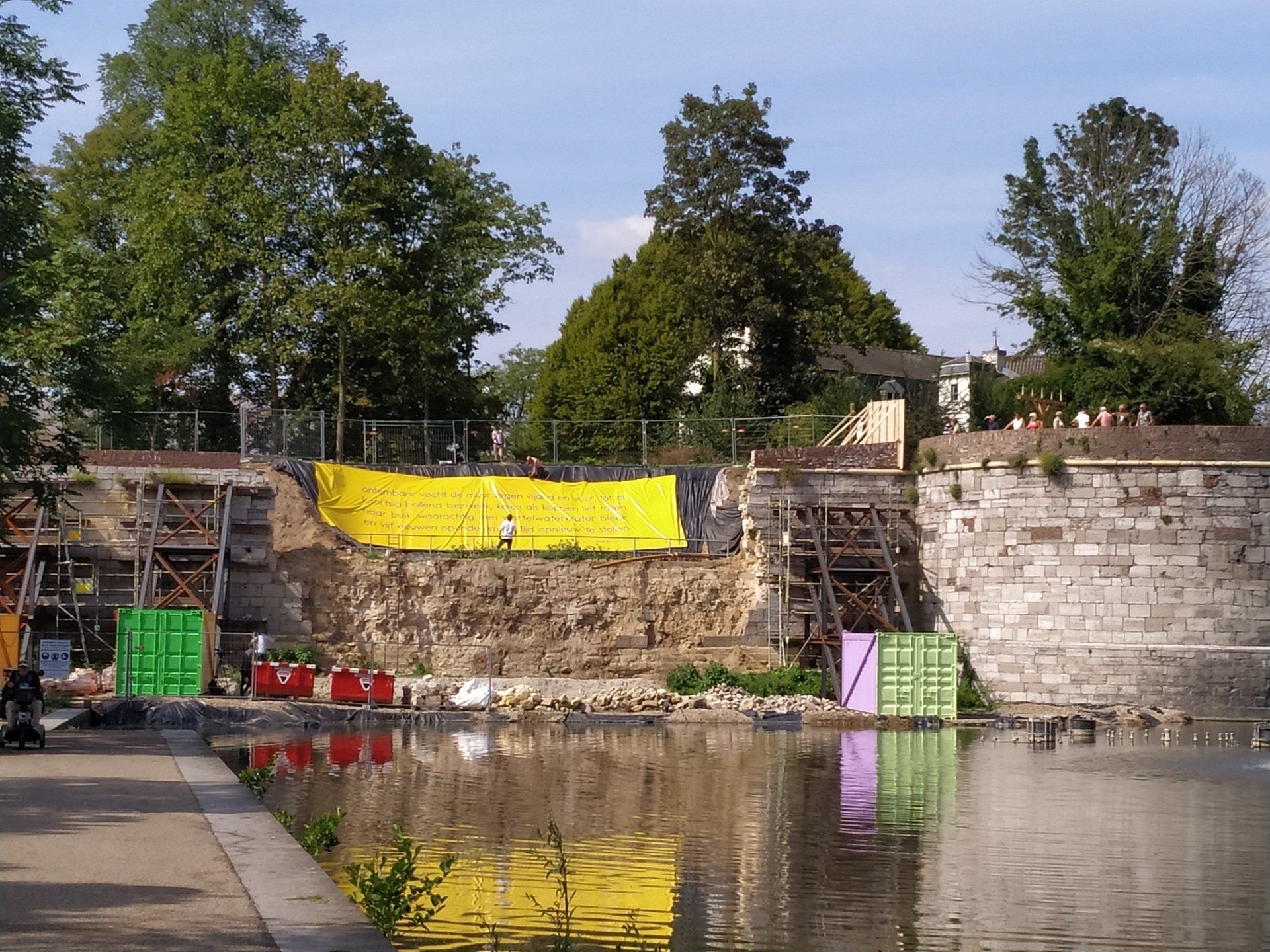 Projectmanagement instorting walmuur stadspark